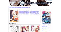 Desktop Screenshot of mangamagnet.com