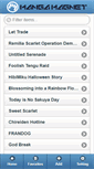 Mobile Screenshot of mangamagnet.com