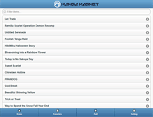 Tablet Screenshot of mangamagnet.com